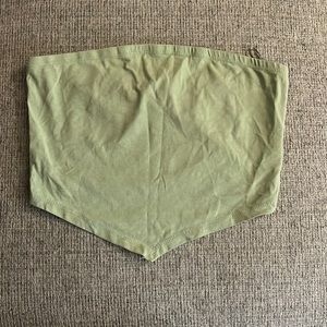 Medium sage green tube tee
